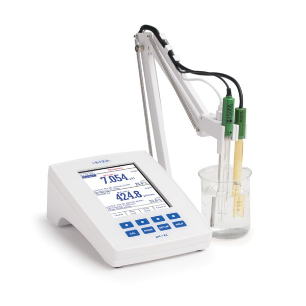 Research Grade pH-ISE-ORP Meter with CAL Check 230V